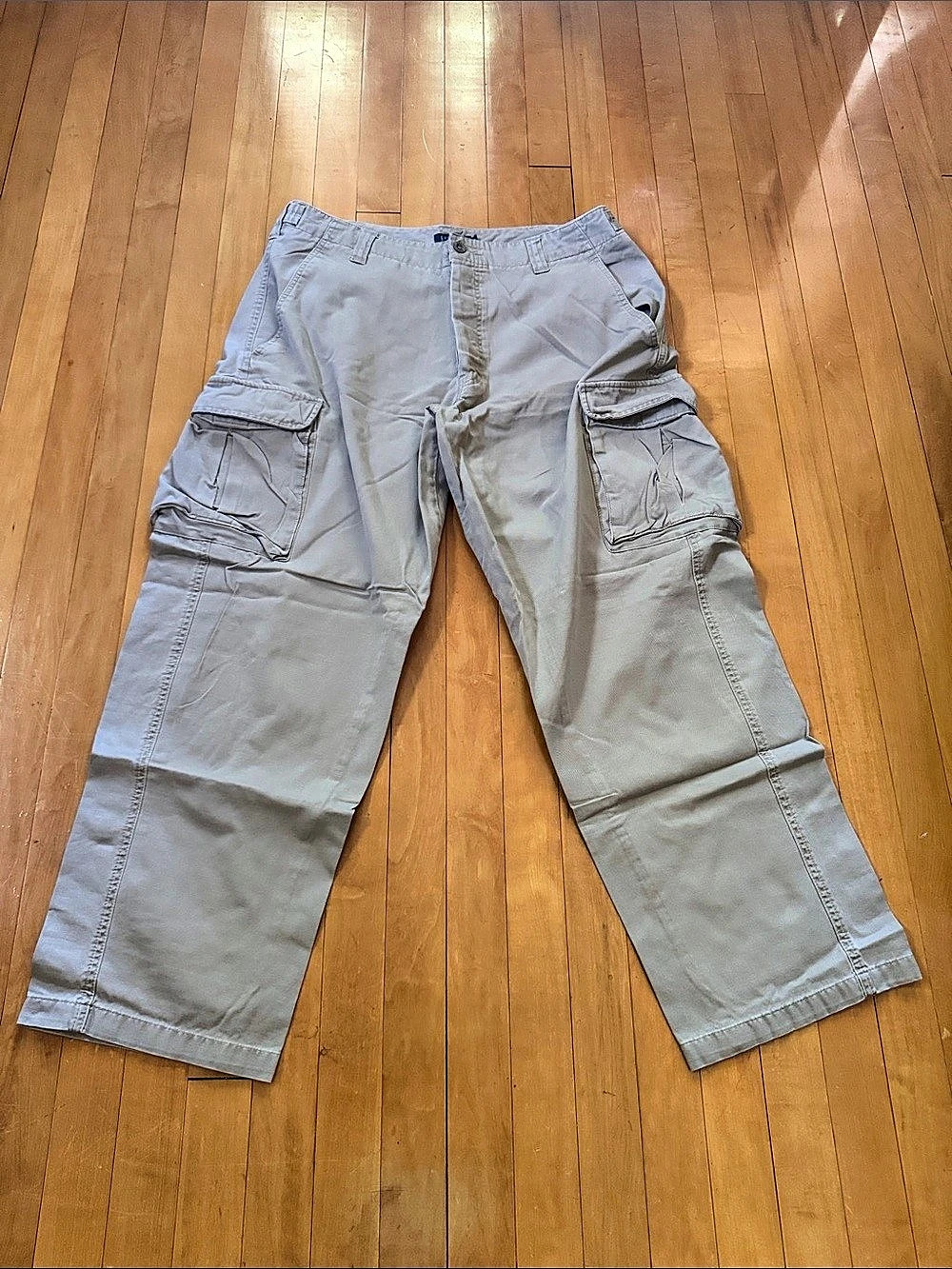 J. Crew vintage khaki Canvas Cargo Utility Pants men’s Waist 36x30